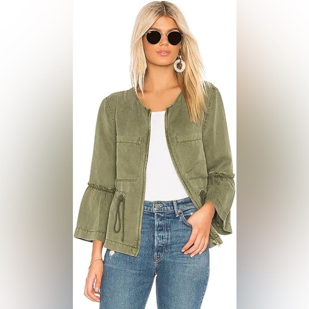 Sanctuary Women's Military Frill Peplum Jacket